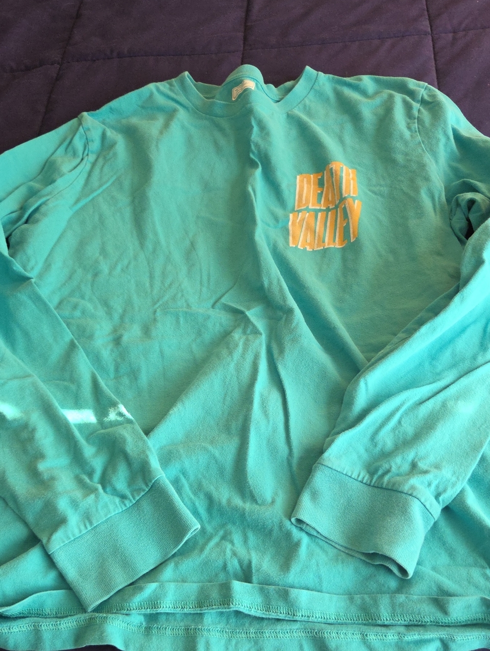 Death Valley Men's Crewneck Sweater - Turquoise